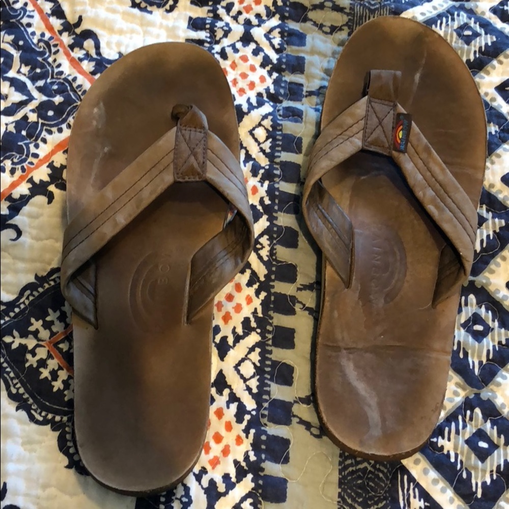 Hardly worn rainbow sandals